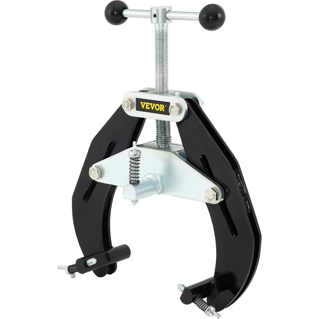 VEVOR Ultra Clamp, 2 to 6 in Diameter, High Strength Pipe Clamp with Quick Acting Screws, Steel Pipe Alignment Tool with Lightweight Design, Black