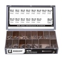 Fastener Assortment Kit, Metric Stainless Steel Socket Head Cap Screw Set, 146 Piece Variety, M4-0.70 and M5-0.80 Diameters