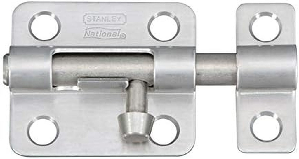 National Hardware N348-946 2-1/2" Stainless Steel Barrel Bolt