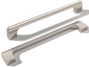 | 10 Pack Brushed Nickel 6.3 Inch Hole Center | Solid Metal Cabinet Handles Bathroom Home Decor Drawer Pulls | Stainless Metal Kitchen Cabinet Handles | Etna Collection