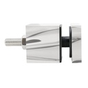 Stainless Steel 316 Grade 2" X 2" Heavy Duty Staircase Glass Railing Square Standoff Base and Cap for Concrete Wall Mirror Finish 1 Pcs (SO-050SQ-TR-M Threaded Rod)