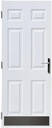 Aluminum Kick Plate - Magnetic Mounted - Choose the Color and Size for Your Door (Duro Coated/Dark Brown, 8" X 30")