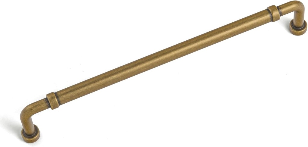 Goo-Ki 6 Pack 7 9/16 Inches Antique Brass Cabinet Handles - Elegant Hardware for Vintage Appeal Old-World Charm Drawer Pulls for Modern Spaces