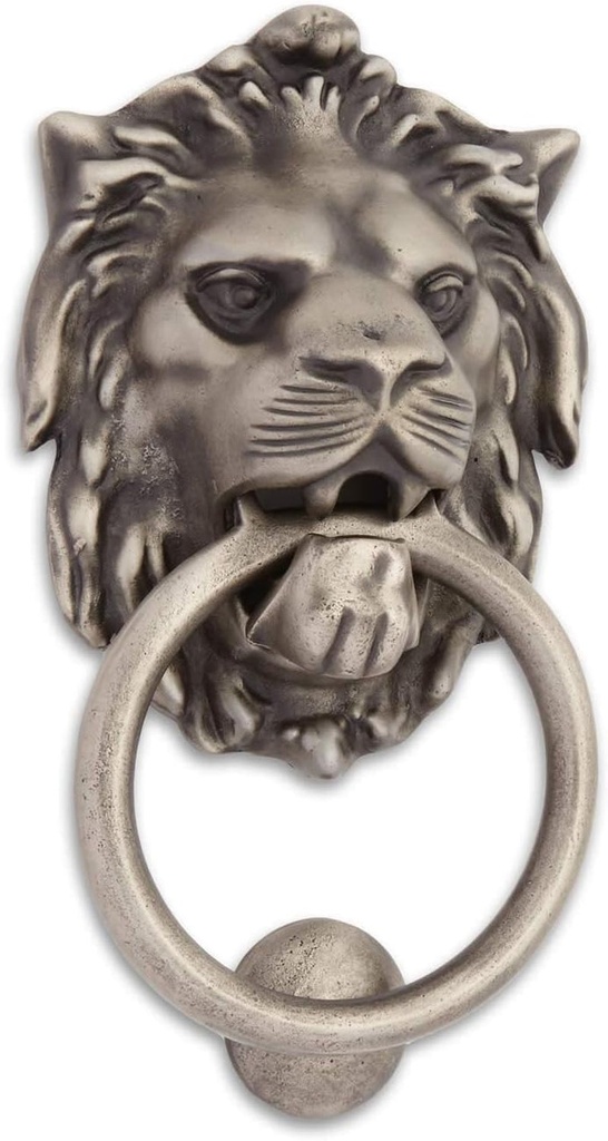 426242 9-3/4" X 5-1/8" Large Iron Lion Door Knocker