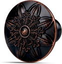 10 Pack Oil Rubbed Bronze Cabinet Hardware Knobs Drawer Knobs,1-2/5" round Bronze Knobs Handles for Kitchen Cabinets and Drawers Antique Bronze Dresser Knobs