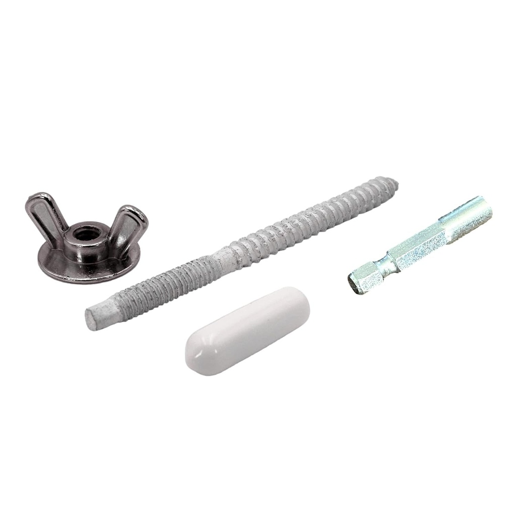 CONFAST® 1/4"-20 X 2-1/4" Male Hurricane Anchor Kit (25 Sets, 1 Driving Tool)