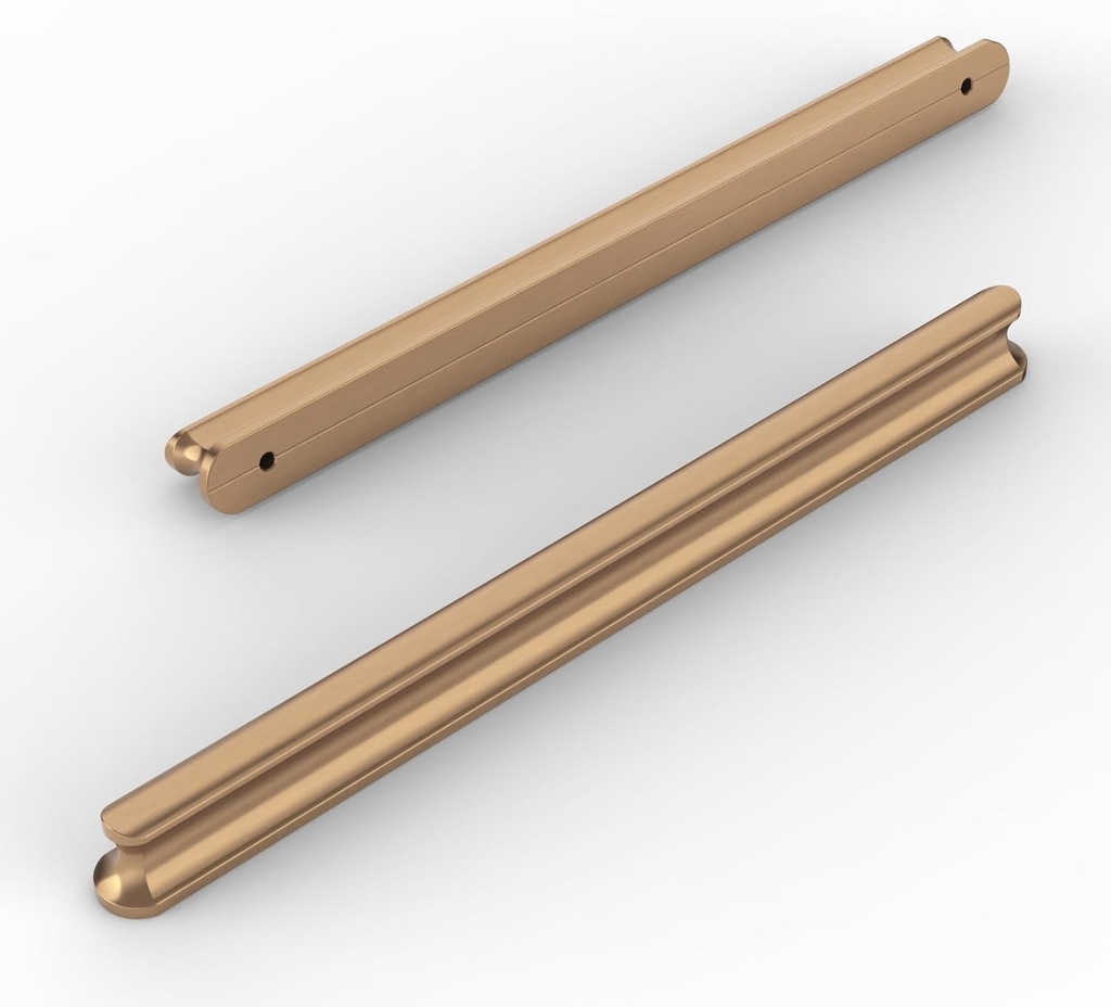 FILTA 10 Pack 7 Inch(177Mm) Hole Centers Champagne Bronze Cabinet Pulls,Modern Cabinet Handles Pulls Cabinet Hardware for Kitchen Cabinets and Dresser Drawers