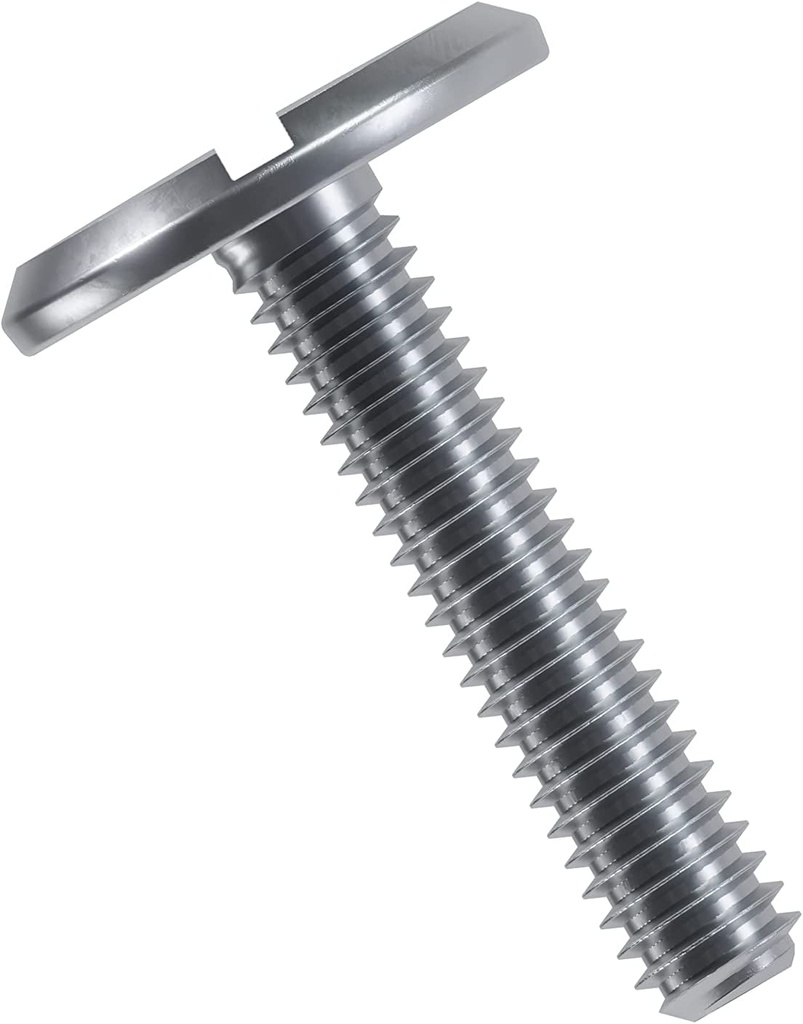 Hillman Group Combo Sidewalk Bolt, Hurricane Hardware, 100 Pieces, Rust-Resistant, Durable, Truss Head, (1/4" X 1-1/2" XL Pak) Stainless Steel (831493)
