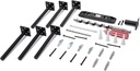 Rose'S Rustics Heavy Duty Floating Shelf Bracket 6 Inch Rod (6 Pcs) Solid Steel Hidden Shelf Brackets for Floating Wood Shelves - Blind Shelf Support - Mounting Hardware Included - 1.5 Inch