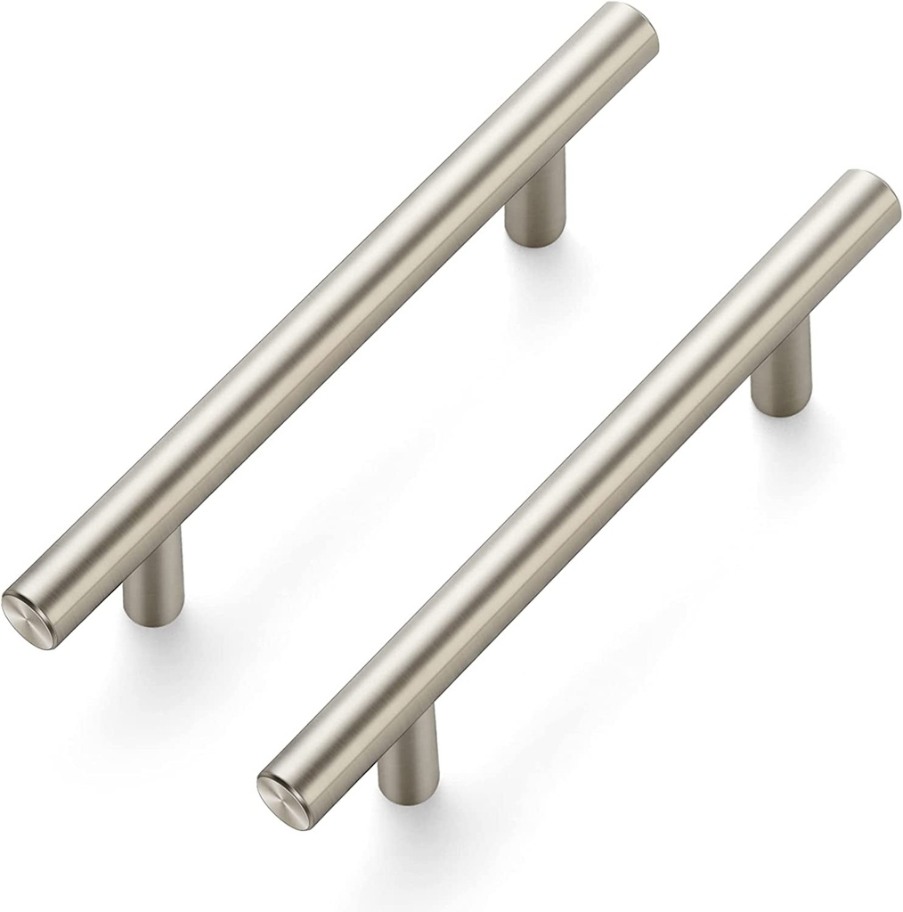 Ravinte 18 Pack 6 Inch Cabinet Pulls Brushed Nickel Stainless Steel Kitchen Cupboard Handles Cabinet Handles, 3.75 Inch Hole Center