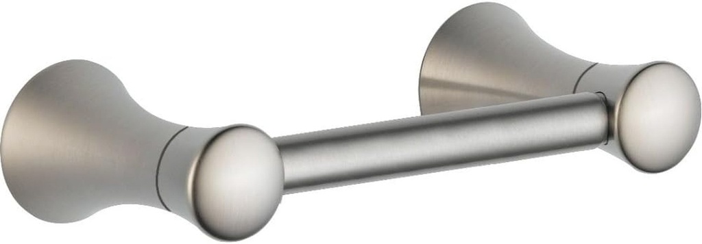 Delta Faucet Lahara Toilet Paper Holder, Brilliance Stainless Steel, Bathroom Accessories, 73850-SS 3.75 X 8.75 X 2 Inches