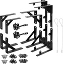 Gate Hardware for Gate Corner Brace Bracket, Anti-Sag Door Frame Hardware,Anti-Sag Gate Corner Brackets for Gates, Driveways, Corral Gates, and Wood Windows (2PC)