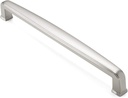 10 Pack Solid Kitchen Cabinet Handles (7-1/2" Hole Centers) - Drawer/Door Hardware - Style T765 - Satin Nickel