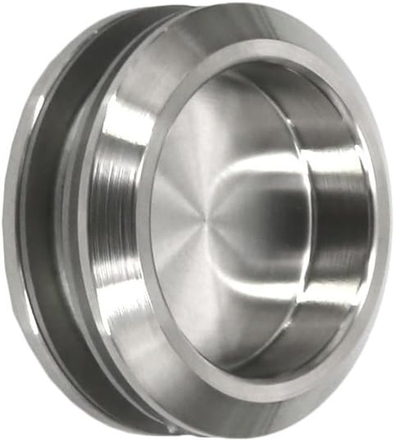Stainless Steel 304 Solid Sliding Door Finger Pull, Satin Finish