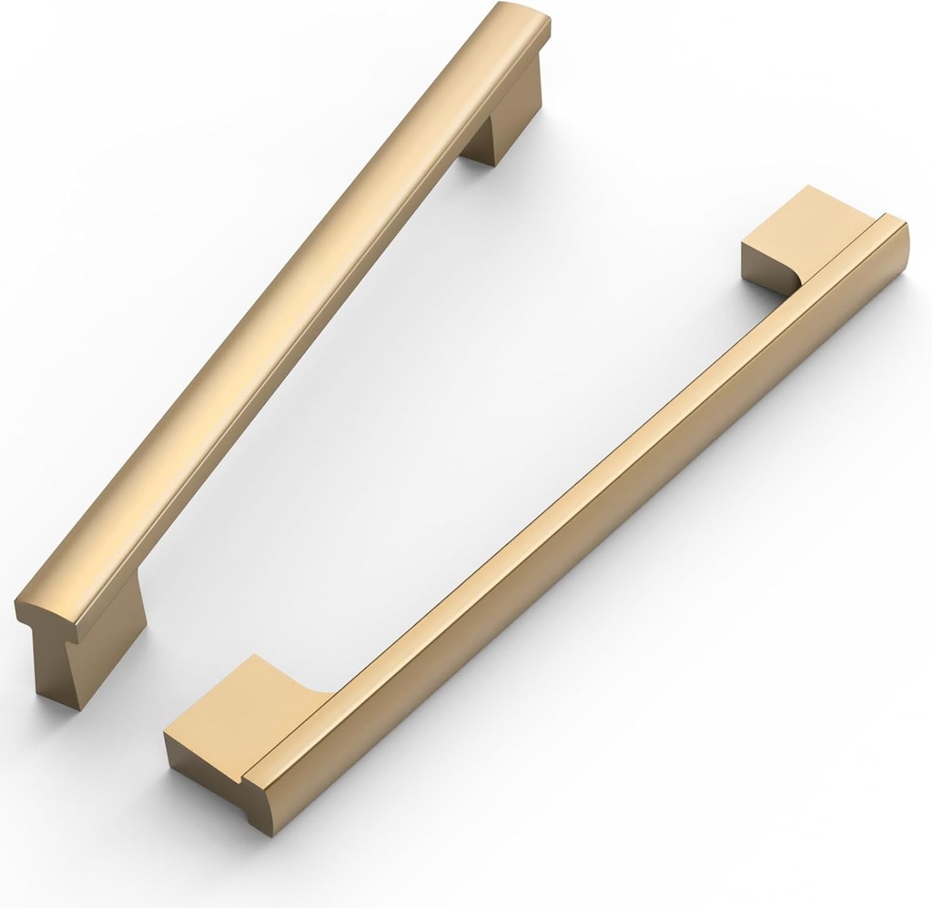 10 Pack 7 Inch(177Mm) Cabinet Pull Champagne Bronze Kitchen Cabinets Handles Champagne Bronze Cabinet Hardware for Cupboard Kitchen Pulls for Cabinets Drawer Handles