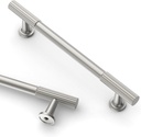 Asidrama 10 Pack 5 Inch(128Mm) Brushed Satin Nickel Cabinet Pulls Kitchen Cabinet Handles, Cabinet Pulls Kitchen Cabinet Hardware for Cupboard Drawer Pulls