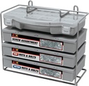 Performance Tool W5226 Sea/Metric Nut and Bolt Assortment with Case, 1,200 Pieces