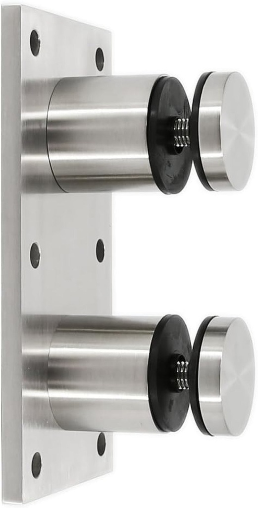 Stainless Steel 316 Grade Heavy Duty Metal / Concrete Mount 2" OD Standoff 1-5/8" Projection W/ Sheet for 1/2" ~ 3/4" Glass Railing