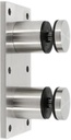 Stainless Steel 316 Grade Heavy Duty Metal / Concrete Mount 2" OD Standoff 1-5/8" Projection W/ Sheet for 1/2" ~ 3/4" Glass Railing