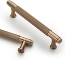 Asidrama 10 Pack 5 Inch(128Mm) Champagne Bronze Kitchen Cabinet Handles, Cabinet Pulls Kitchen Cabinet Hardware for Cupboard Drawer Pulls