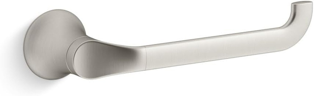 KOHLER 27396-BN Simplice Towel Arm, Includes Installation Hardware, Vibrant Brushed Nickel