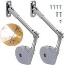 (2PCS) Toy Box Hinges Soft Close Lid Support Hinges for Toy Box,Upward Top-Opening Flap Doors Safety Soft Close Hinges for Chest Slow Close Hinges Lid Stay 105 Degree Open with Soft Close