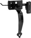 Thumb Gate Latch for Wooden Fence Heavy Duty, Thumb Latch Hardware with 9 Inch Decorative Handle, Self Locking Thumb Latch for Swing Gate, Garden, Metal Gate, Vinyl Fence, Black