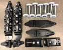 44 Pack Whiting Todco Door Repair Kit- All Hinges + 2" Rollers