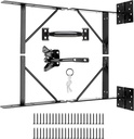 Anti Sag Gate Kit with Gate Hinges Heavy Duty for Wooden Fences-No Sag Gate Corner Brace Bracket for Doors, Corral Gates, Wood Windows (Anti Sag Gate Kit, Gate Latch, Gate Handle)