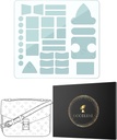 Hardware Protective Film for Pochette Metis. Hardware Protective Sticker for Pochette Metis Hardware Protections., Clear