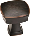 Amerock | Cabinet Knob | Oil Rubbed Bronze | 1-1/4 Inch (32 Mm) Length | Stature | 10 Pack | Drawer Knob | Cabinet Hardware