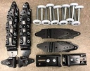 44 Pack Whiting Todco Door Repair Kit- All Hinges + 2" Rollers - Overhead.