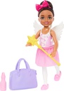 Barbie Chelsea Ballerina Doll & Accessories Set, Career-Themed Brunette Small Doll