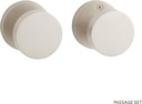 455515 Moceri Solid Brass Passage Door Knob Set with 2-3/8" Backset