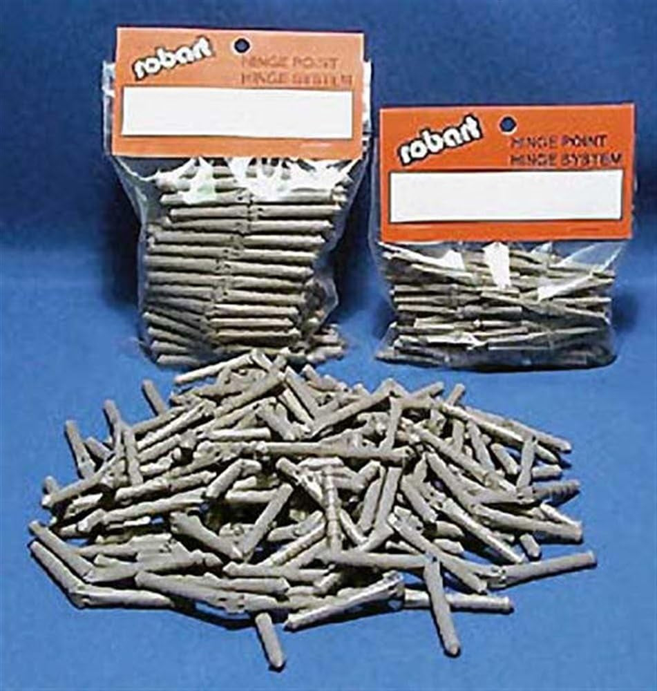 Robart 1/8 Steel Pin Hinge Points - 100 Pack for Aircraft