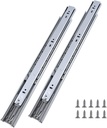 6 Pairs Probrico Furniture Hardware Soft/Self Close Slide Mount Drawer Slides Glides Full Extension 16 Inch 3-Folds Ball Bearing 100-Pound Capacity;With Screws and Instructions