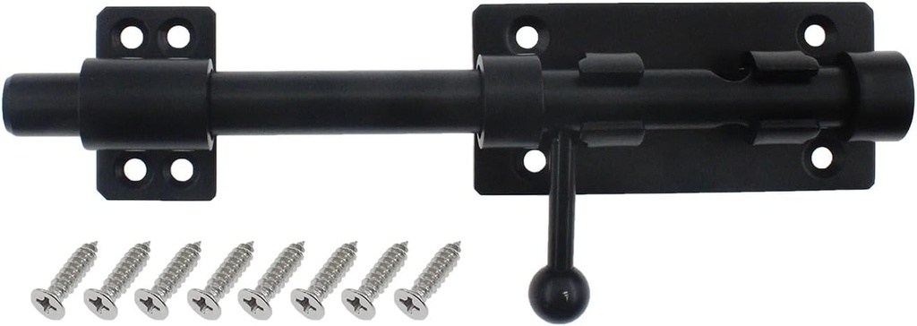 Heavy Duty Slide Bolt Gate Latch - Solid 304 Stainless Steel