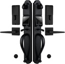 Keypad Double Door Handleset, Heavy Duty Password Exterior Door Lock Set with Deadbolt, Electronic Keyless Entry Door Lock, Left&Right Handed