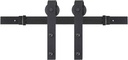 Miseno MBDH0005X60 60" Bent Strap Barn Door Hardware Kit - Black