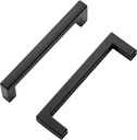 JOY DECOR 30 Pack Solid 3-3/4 Inch Kitchen Cabinet Handles Square Matte Black Cabinet Pulls Black Handles for Kitchen Cabinet Hardware Drawer Pulls