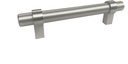 | Halo Pulls and Knobs | 10 Pack | Hardware for Cabinets in Kitchen Bathroom Furniture (Brushed Nickel, 76Mm Pull)
