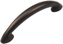 10 Pack - Cosmas 323-64ORB Oil Rubbed Bronze Modern Cabinet Hardware Arch Handle Pull - 2-1/2" Inch (64Mm) Hole Centers