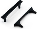 HESTIA HARDWARE 10 Pack | Black 3-3/4 Inch Center to Center Modern Cabinet Pulls Cabinet Handles Cabinet Hardware Drawer Dresser Handles 96Mm (Z15.10.D)