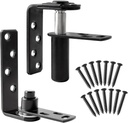 Tambee Black Cafe Door Hinges Swinging Door Hardware Saloon Door Hinges for Swinging Door Gravity Hinges Hardware for Swinging Door