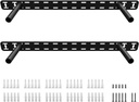 2Pcs Floating Shelf Bracket Heavy Duty Hidden Metal Brackets for Shelf,Invisible Shelves Hardware without Jig (16" X 6" X 1.5")