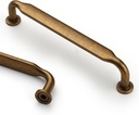 Asidrama 10 Pack 5 Inch(128Mm) Antique Brass Kitchen Cabinet Handles, Cabinet Pulls Vintage Retro Kitchen Cabinet Hardware for Cupboard Drawer Pulls