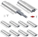 Cabinets Latches Magnetic Push Catch Jiayi 10 Pack Push to Open Door Latch Heavy Duty Touch Latches Kitchen Door Push Release Latch for Drawer Closure Push Catch Press Out Cabinet Hardware