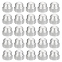 Uxcell 3/8-16 Acorn Cap Nuts,50Pcs - 304 Stainless Steel Hardware Nuts, Acorn Hex Cap Dome Head Nuts for Fasteners (Silver)