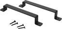 Barn Door Handle for Gate, Kitchen, Sheds, Garage - Pull Handle for Sliding Barn Door - Grab Handle - Barn Door Hardware - Black