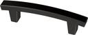 Franklin Brass Pierce (10-Pack) Cabinet Handles 3" Matte Black Cabinet Pulls Handles for Cabinets and Drawers Cabinet Hardware Dresser Handles Drawer Pulls P29519K-FB-B1